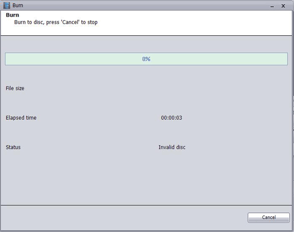 Movie to AVCHD Disc Maker