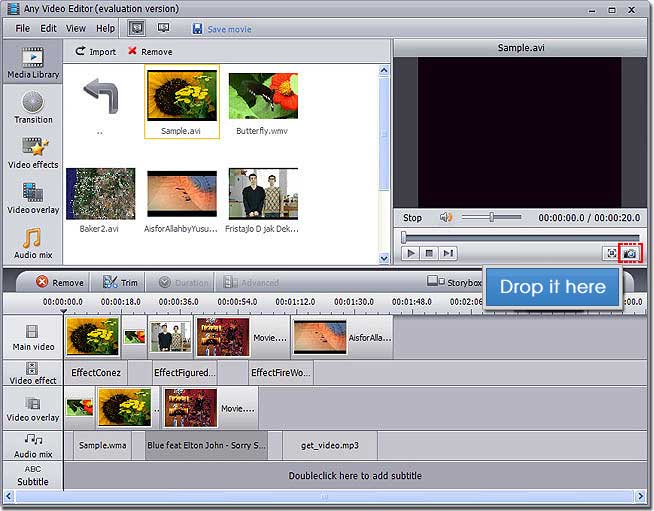 Any Video Editor User Guide How to Take Snapshots in Any Video Editor