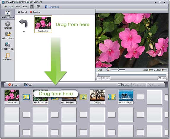 Import Movie in burn movie to bluray disc Disc Converter