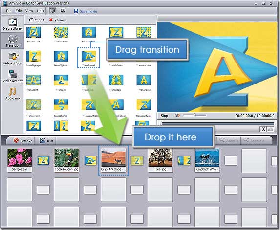 Add Transitions to Timeline